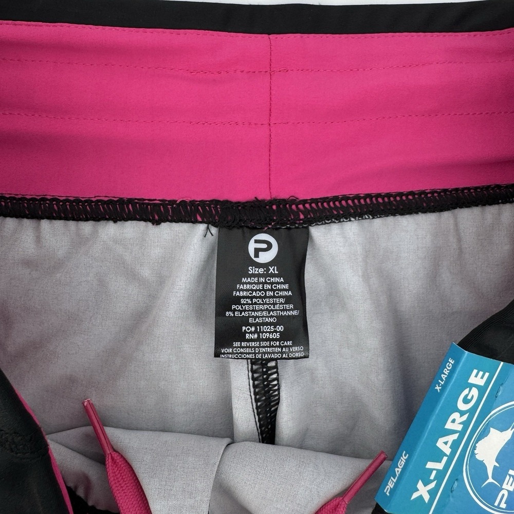 Pelagic Bali Active Shorts Ambush XL Camo Print Stretch Hydro Repel Fishing Core - Picture 5 of 10
